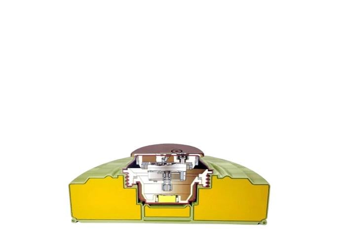 Макет протитанкової міни ТМ-62 в розрізі