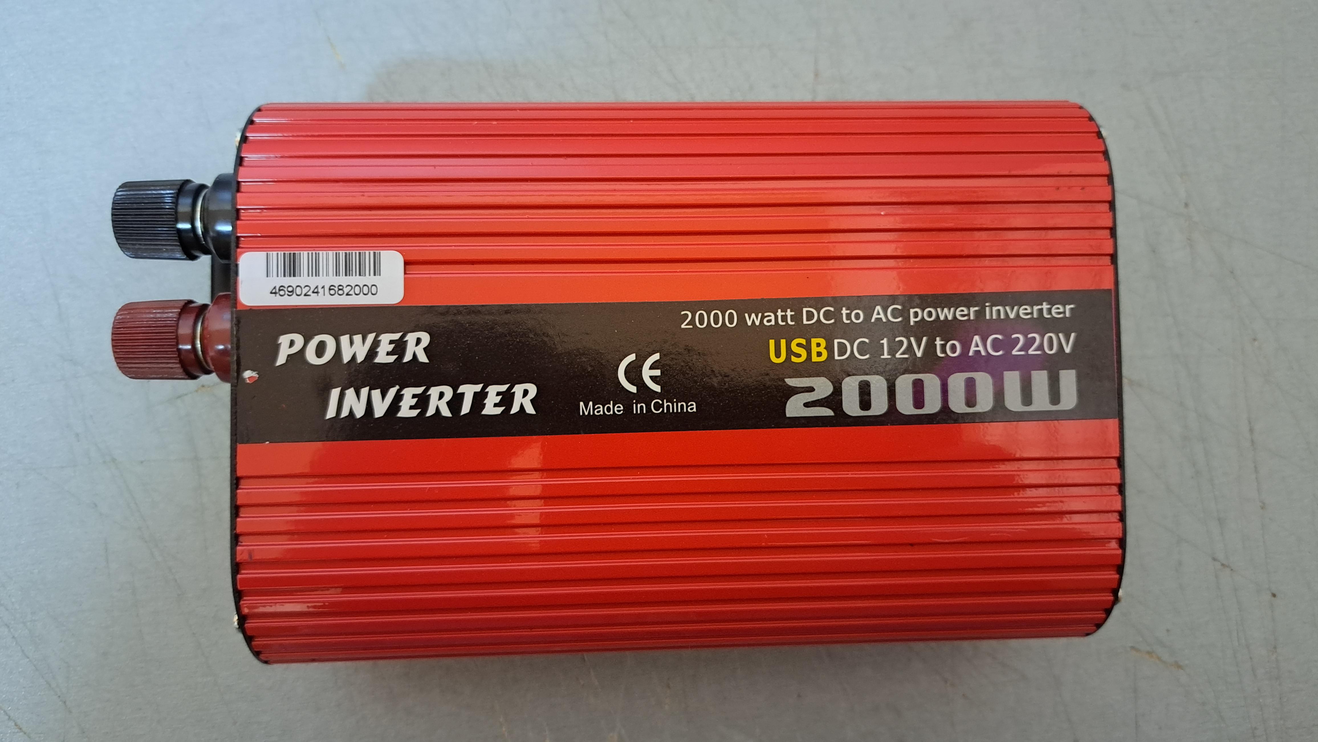 Преобразователь напряжения WIMPEX 12-220V 2000W с сдвоенным USB - фото 8 Преобразователь напряжения WIMPEX 12-220V 2000W с сдвоенным USB - фото 8