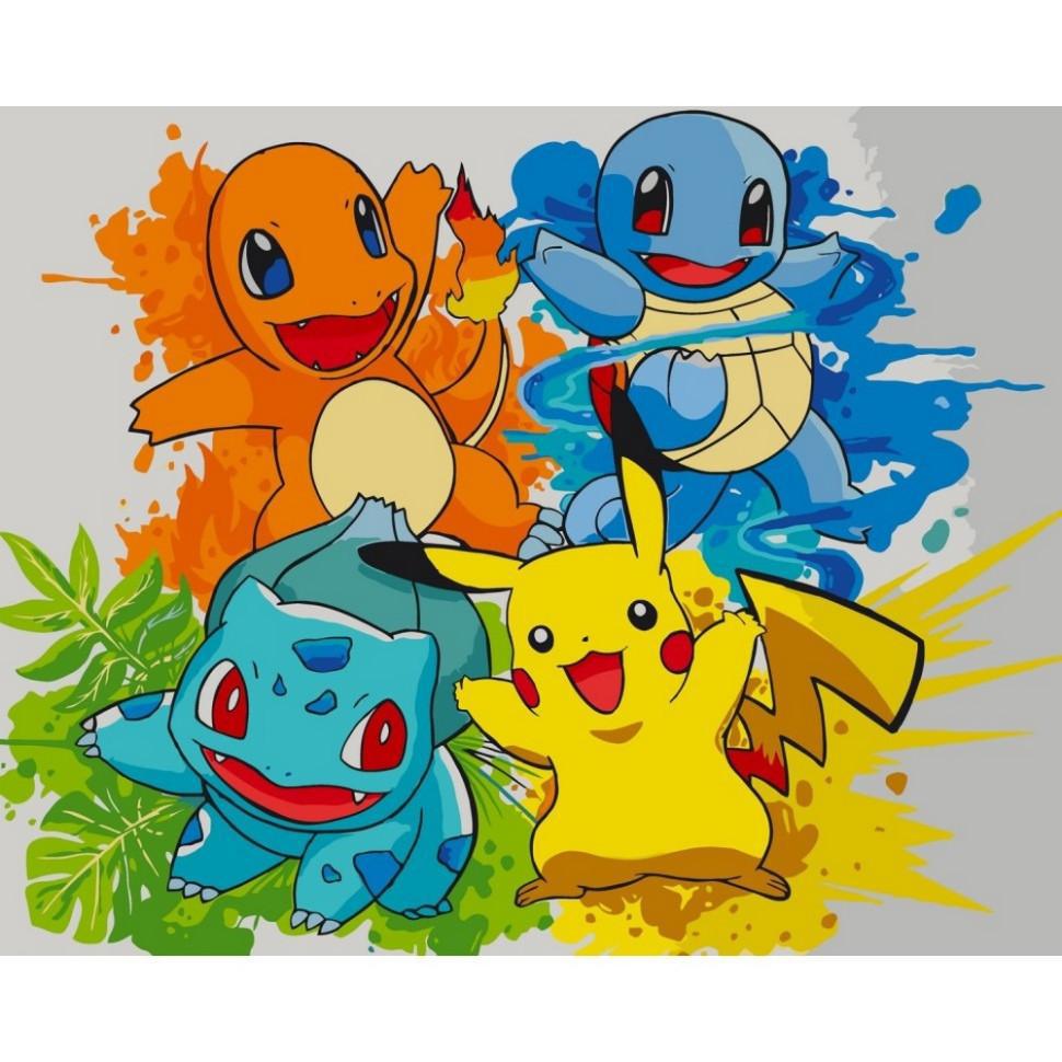 Картина по номерам ART CRAFT Покемоны 40x50 см без коробки (ACR-15573-AC)