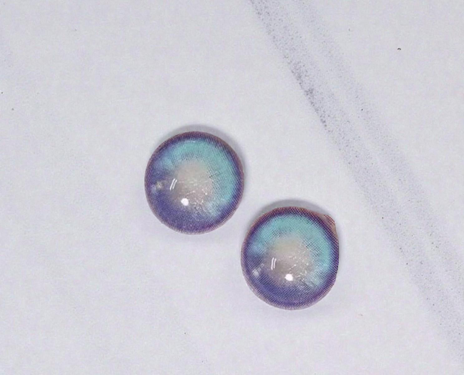 Лінзи кольорові без діоптрій Blue (CAR0194)