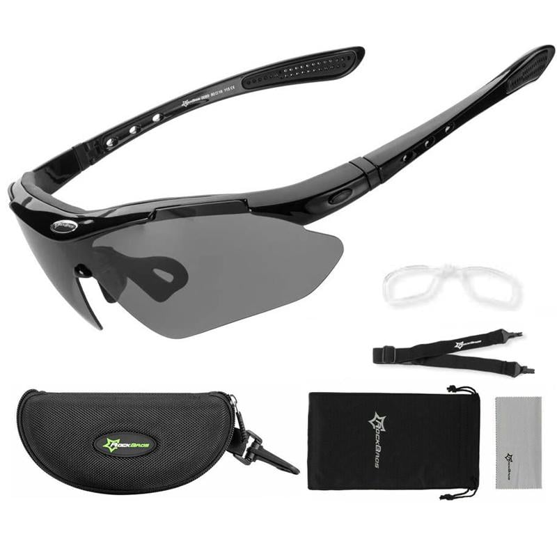 Очки спортивные RockBros Polarized UV400 Черный - фото 2