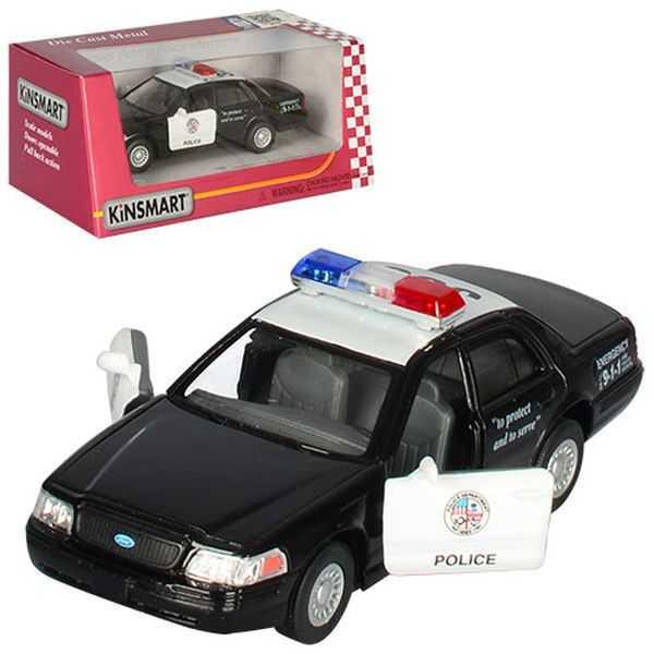 Іграшкова машинка Kinsmart Ford Crown Victoria Interceptor KT5327W (MTT-6072) - фото 2 Іграшкова машинка Kinsmart Ford Crown Victoria Interceptor KT5327W (MTT-6072) - фото 2