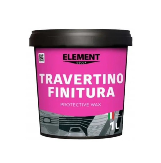 Воск для декоративных штукатурок Element Decor Travertino Finitura эффект натурального камня 1 л (2034870068) Воск для декоративных штукатурок Element Decor Travertino Finitura эффект натурального камня 1 л (2034870068)