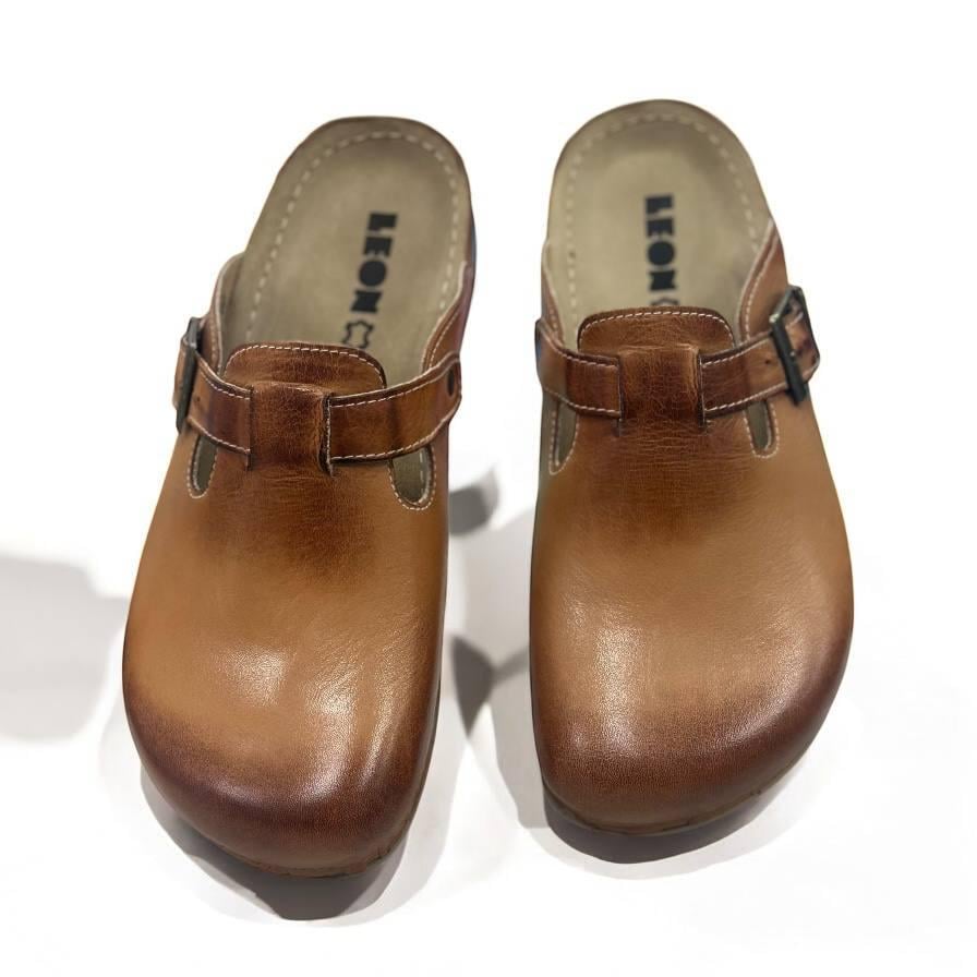 Сабо мужские Leon натуральная кожа с затемнением р. 45 Коричневый (26500314) Сабо мужские Leon натуральная кожа с затемнением р. 45 Коричневый (26500314)