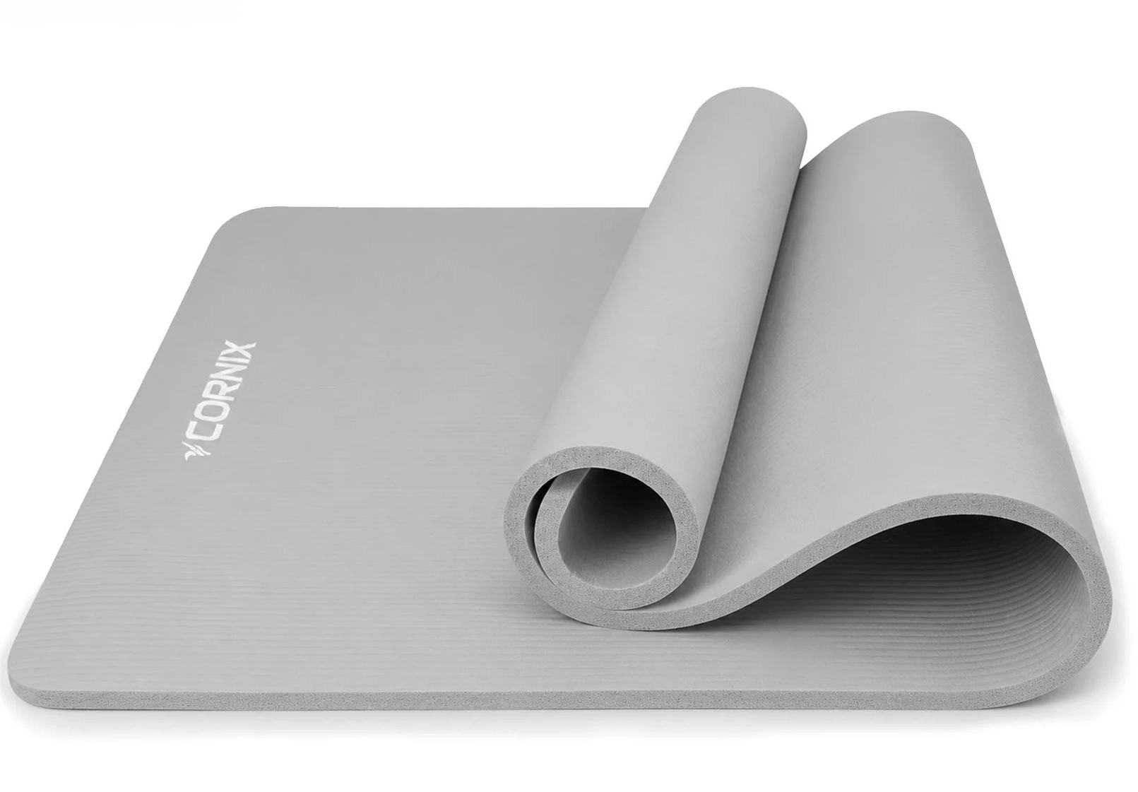 Коврик спортивный Cornix XR-0499 NBR XL 190х100х1,5 cм для йоги и фитнеса Grey (5955)