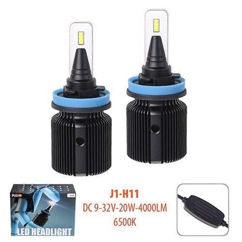 Лампы Pulso J1 H11 Led-chips CSP 9-32 V 2x20 W 4000 Lm 6500 K