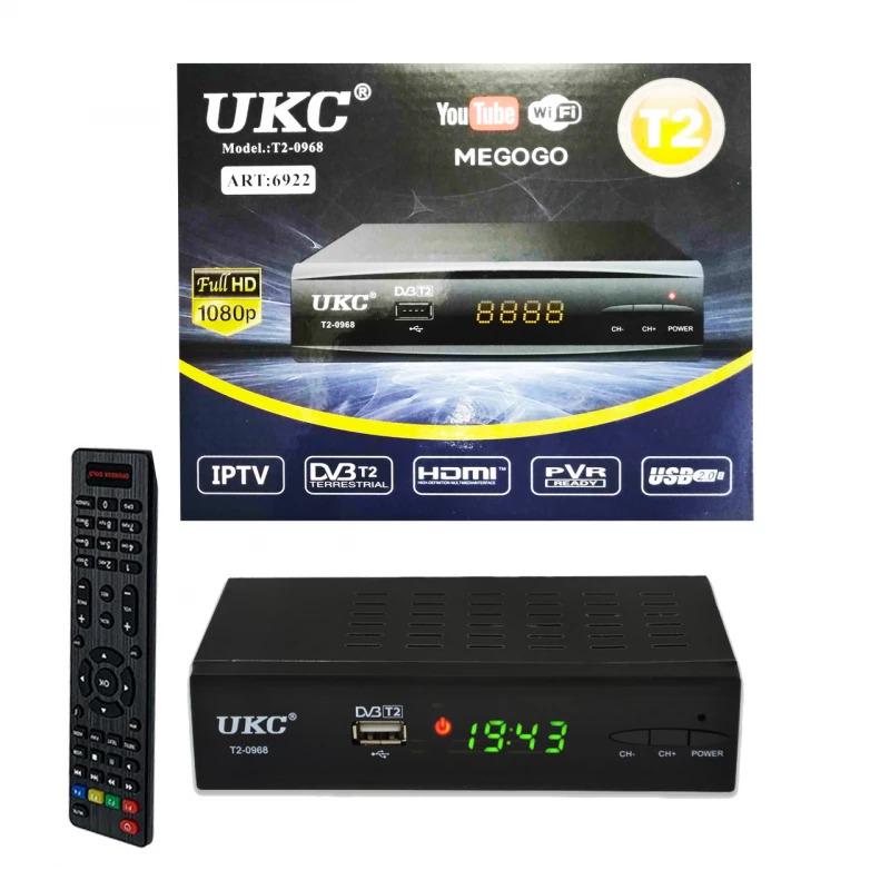 Тюнер UKC T2-0968METAL DVB T2 с поддержкой Wi-Fi адаптера 2хUSB (44f4dad3) - фото 2