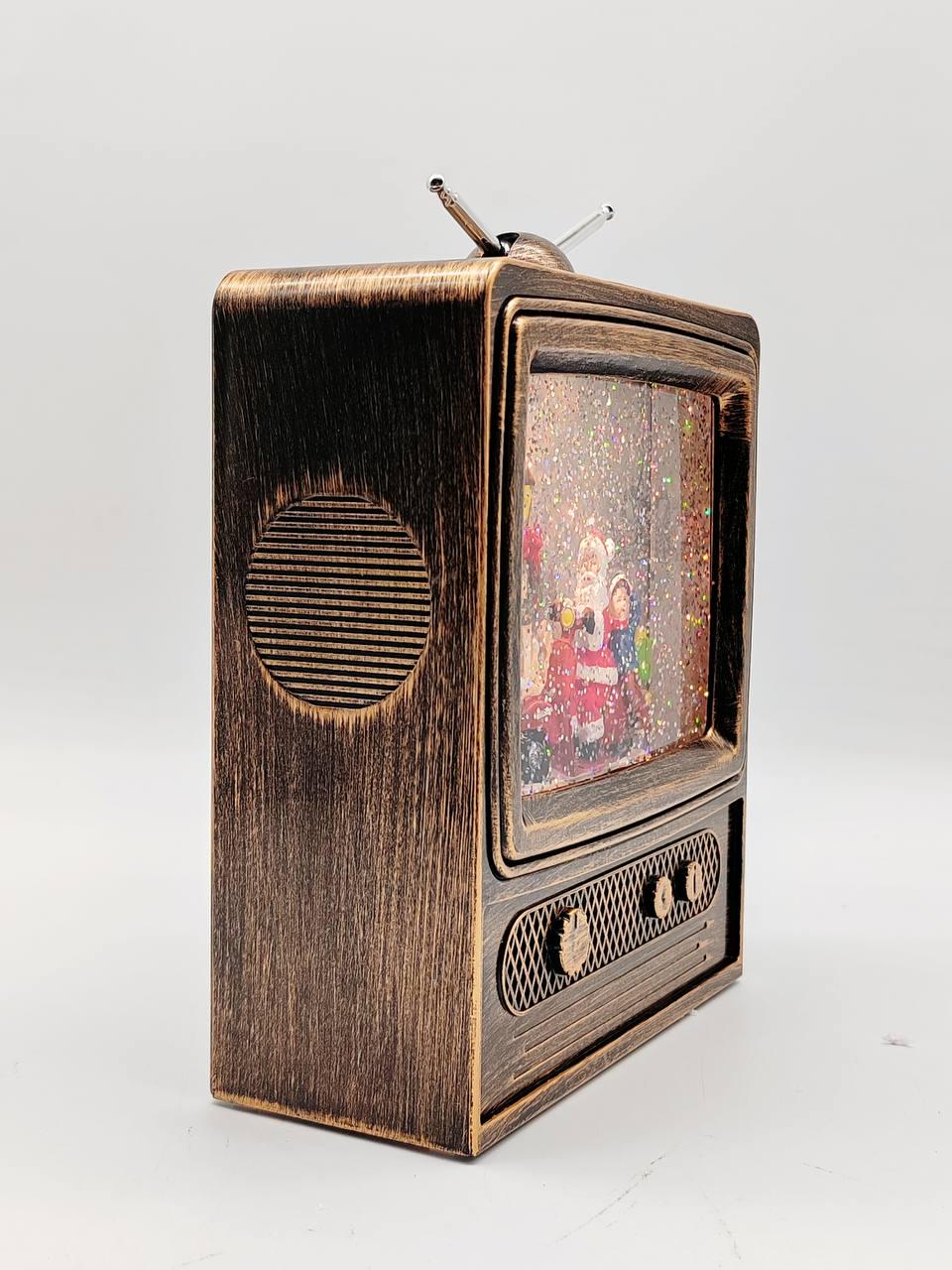 Ліхтар музичний новорічний Телевізор від батарейок та USB 20 см (26141114) - фото 4 Ліхтар музичний новорічний Телевізор від батарейок та USB 20 см (26141114) - фото 4