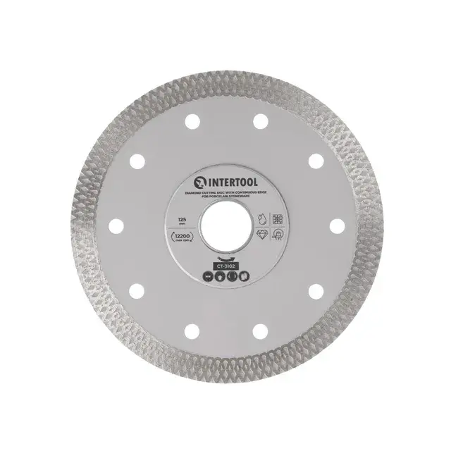 Диск CT-3102 алмазний з суцільною кромкою 125 мм для керамограніту