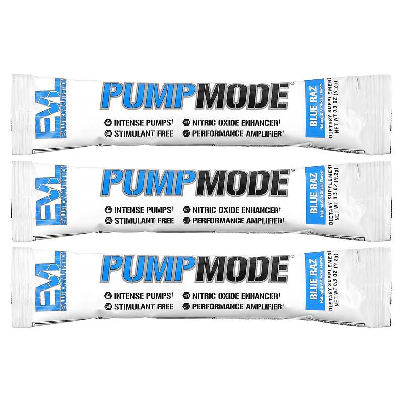 Предтренировочный комплекс Evlution Nutrition Pumpmode Non-Stimulant Blue Raz 9,2 g