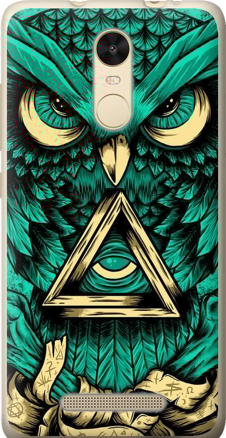 Чохол на Xiaomi Redmi Note 3 Сова Арт-тату (3971t-95-42517)