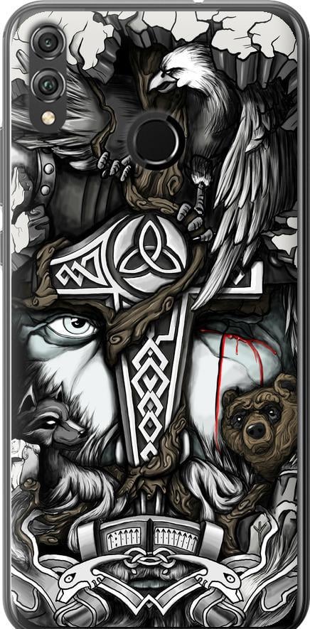 Чохол на Huawei Honor 8X Тату Вікінг (4098u-1596-42517)