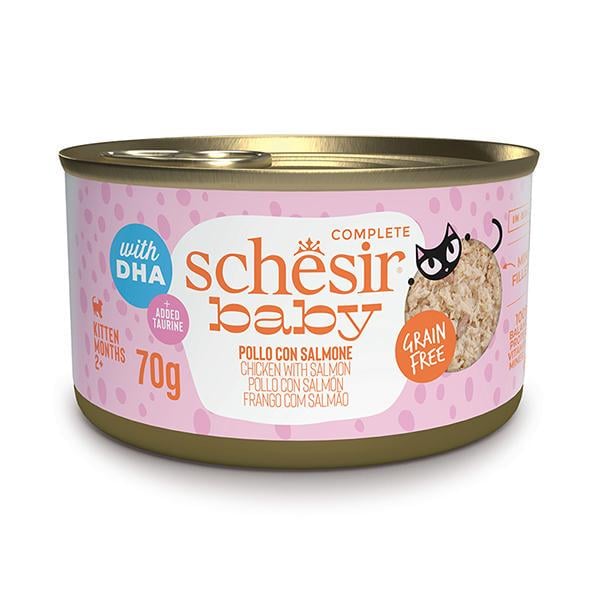 Консерва Schesir Ваву Chicken With Salmon 70 г