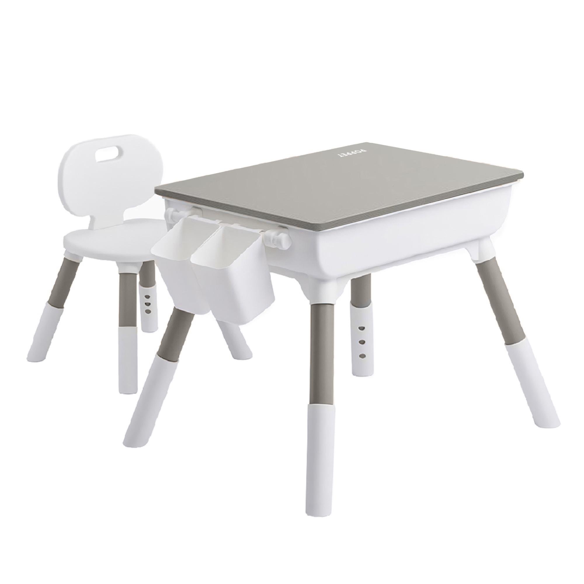 Столик со стульчиком детский Poppet Мультивуд Грейси 3в1 (PP-010GR) Столик со стульчиком детский Poppet Мультивуд Грейси 3в1 (PP-010GR)