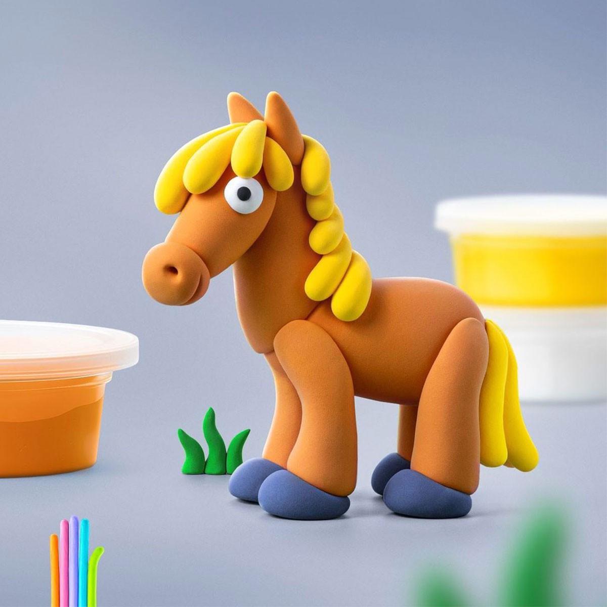 Набір пластиліну Lipaka Поросятко/конячка/кролик самостійно твердіє (24938506) - фото 5 Набір пластиліну Lipaka Поросятко/конячка/кролик самостійно твердіє (24938506) - фото 5