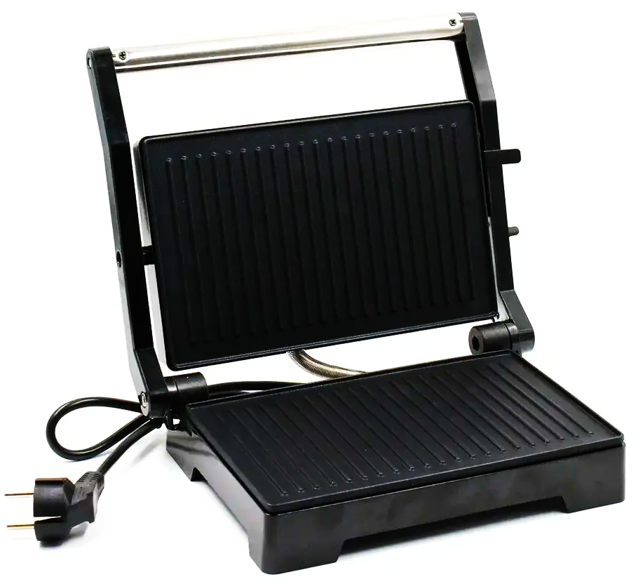 Гриль электрический прижимной Domotec MS-7708 1000 Вт (25343445)