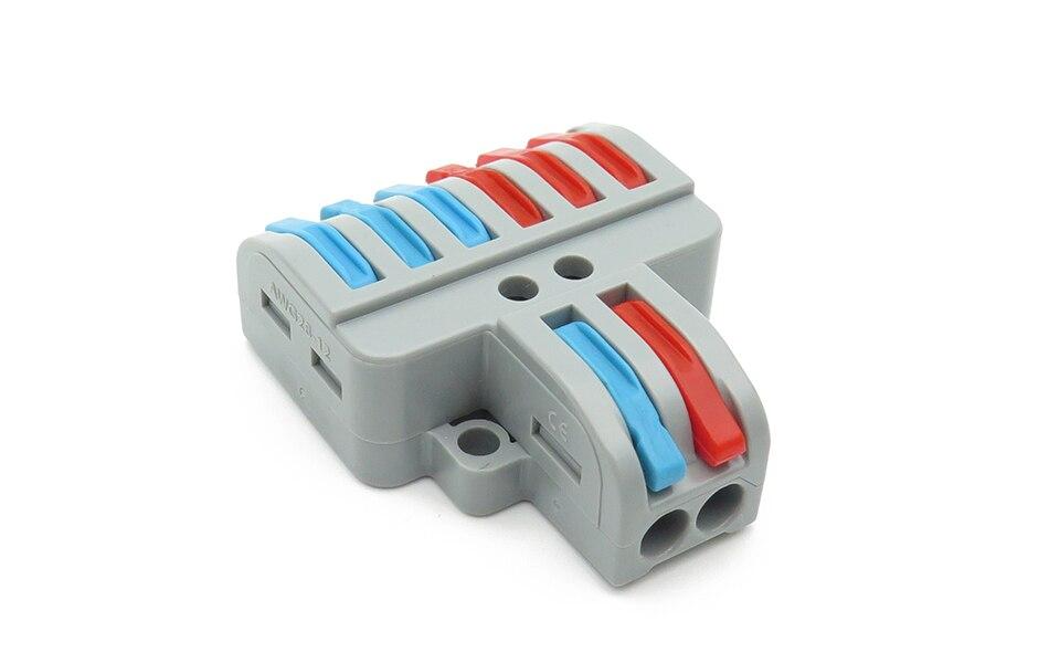 Колодка ваго самозажимная 32А 2pin-6pin 250 Вт (28515) Колодка ваго самозажимная 32А 2pin-6pin 250 Вт (28515)