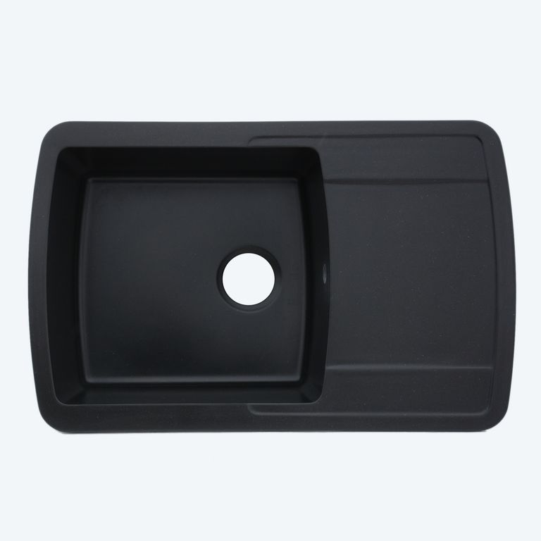 Мойка кухонная Platinum Roma 7749S Черный (353326)