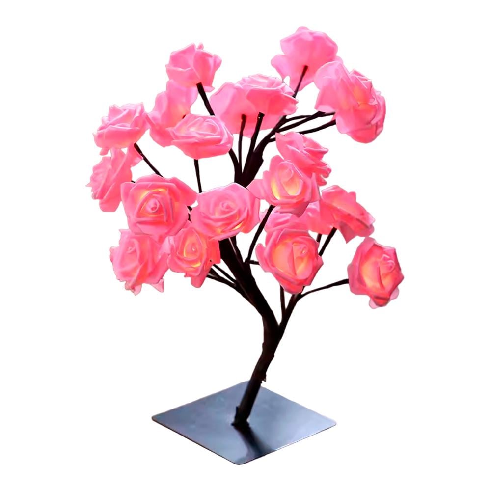 Светильник ночник в виде ветви розы (1014-206-02) (1014-206-02)
