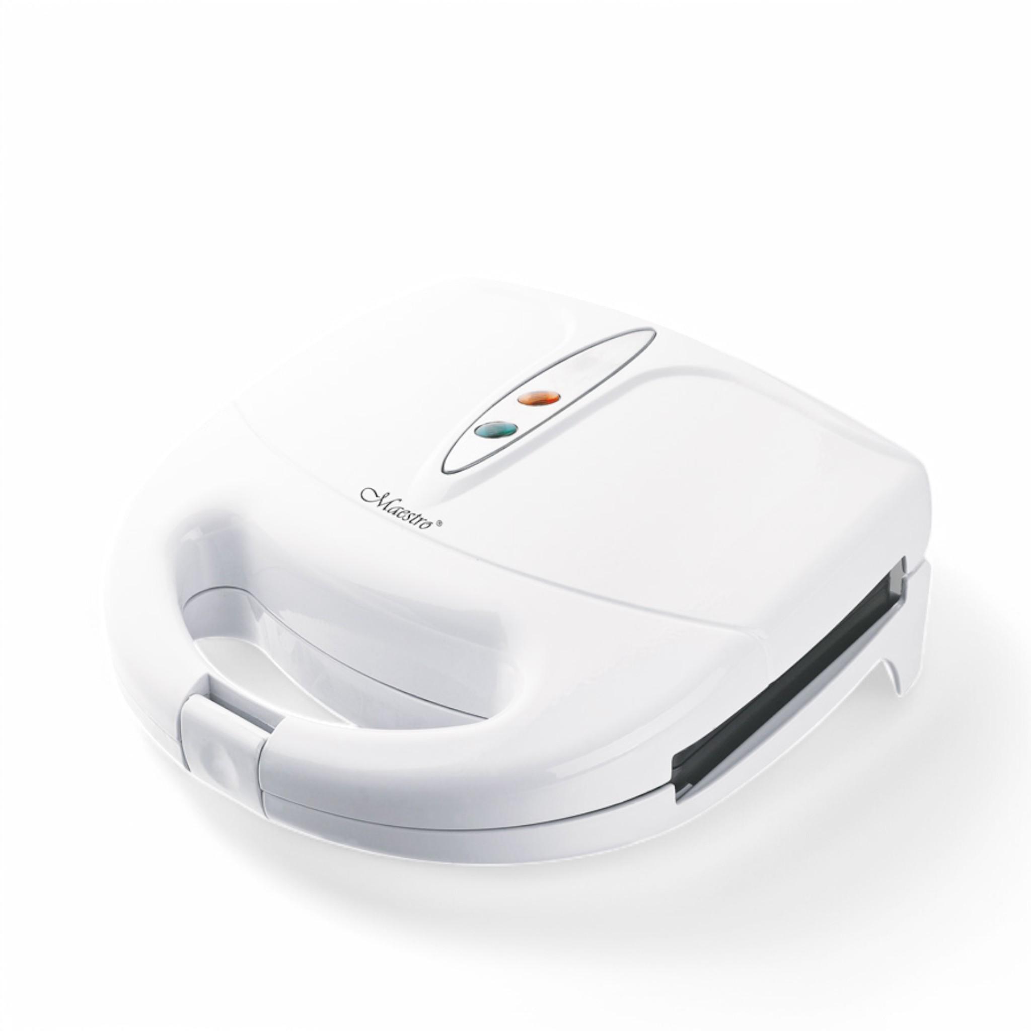 Сендвичница электрогриль MR-711 с антипригарным покрытием 750 Вт White (S_ MR-711 White)