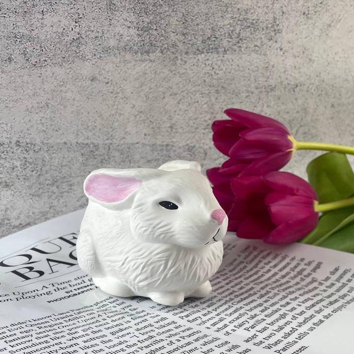 Свеча восковая в кашпо Белый Кролик (1666) Свеча восковая в кашпо Белый Кролик (1666)