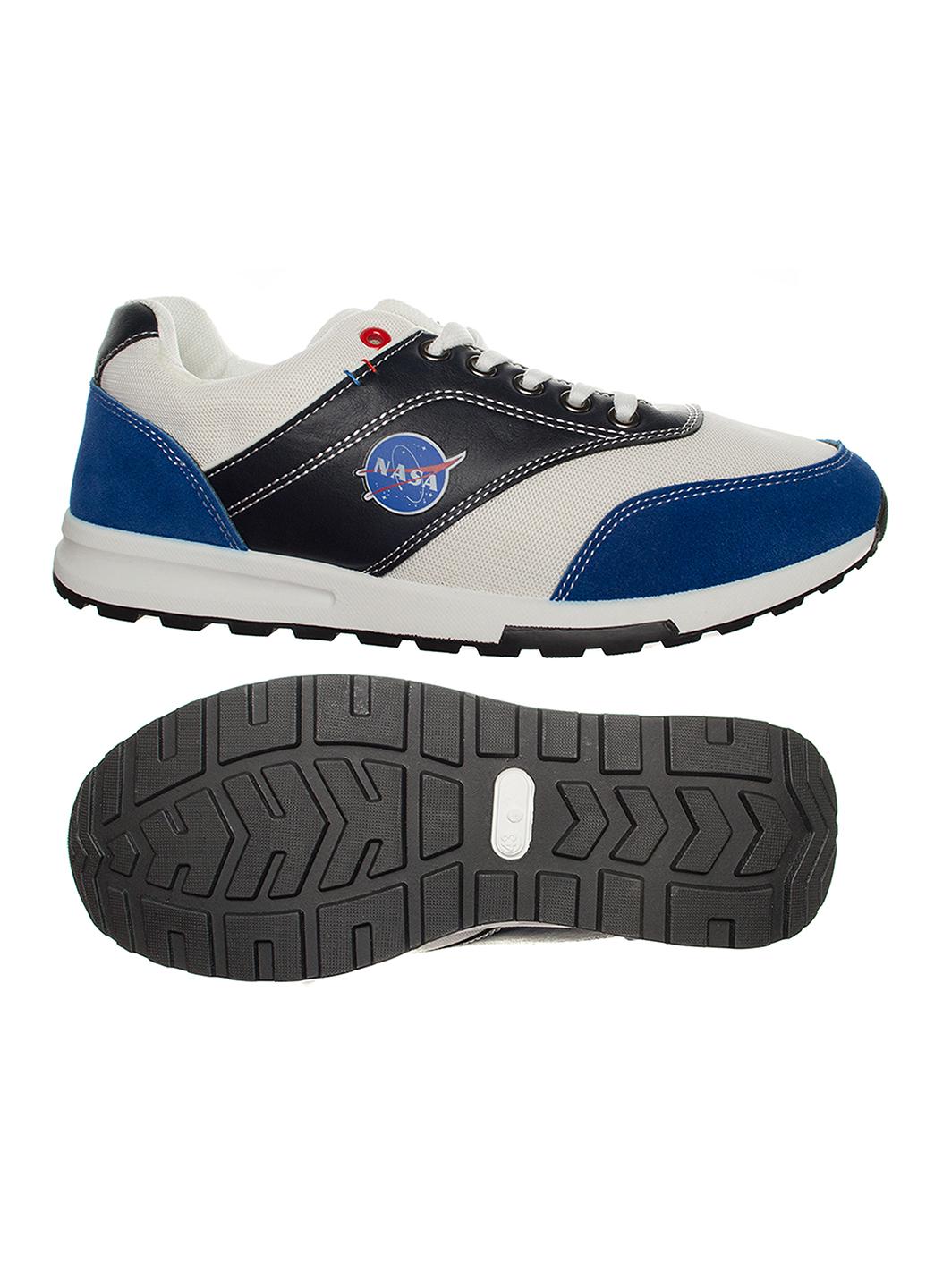 Кроссовки Nasa Trainers CLS р. 41 26,4 см White/Blue (CSK1-41) - фото 1