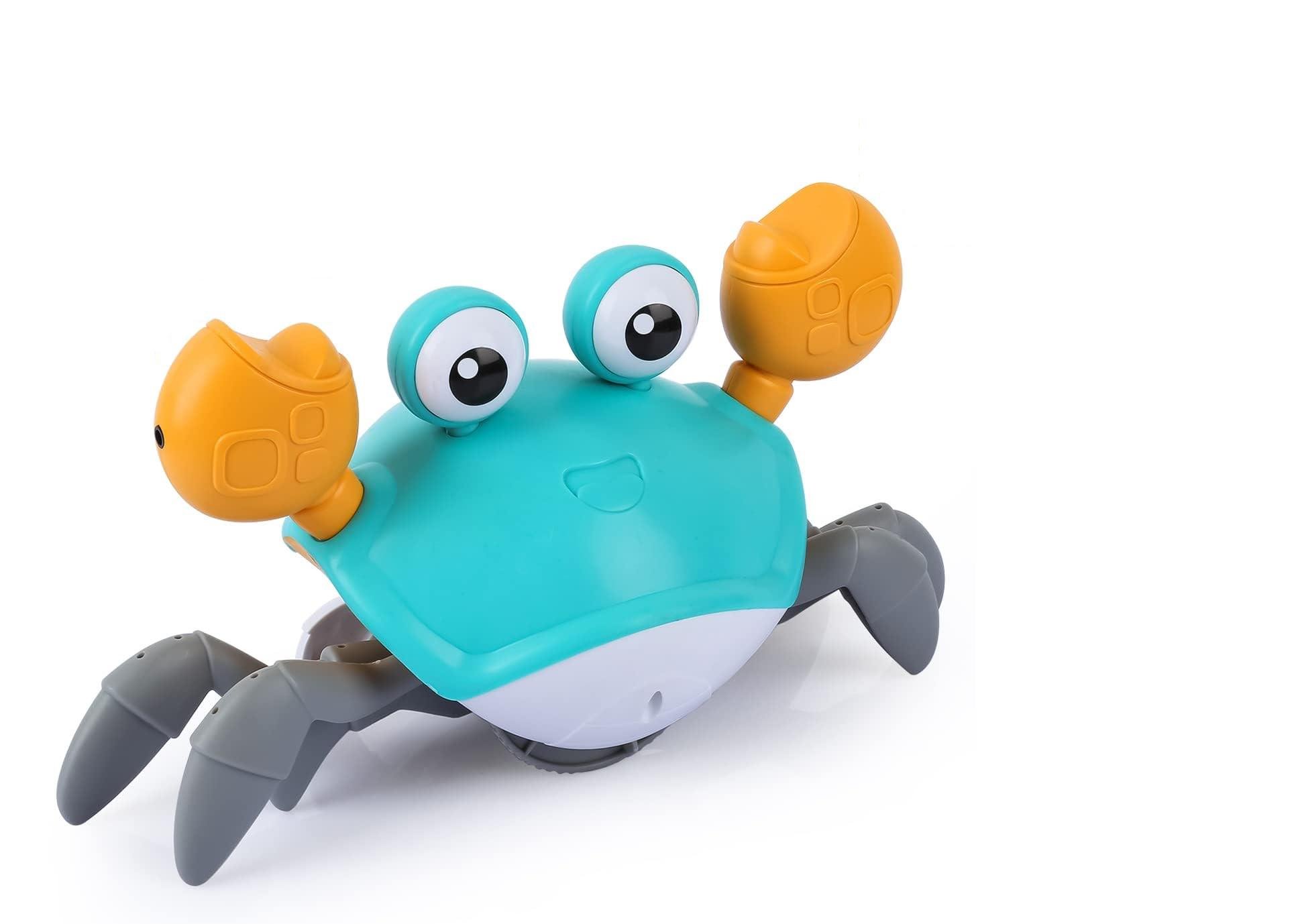 ᐉ Интерактивная игрушка Краб с функцией распознавания помех и музыкой на  аккумуляторе Голубой (CrabA1-Blue)