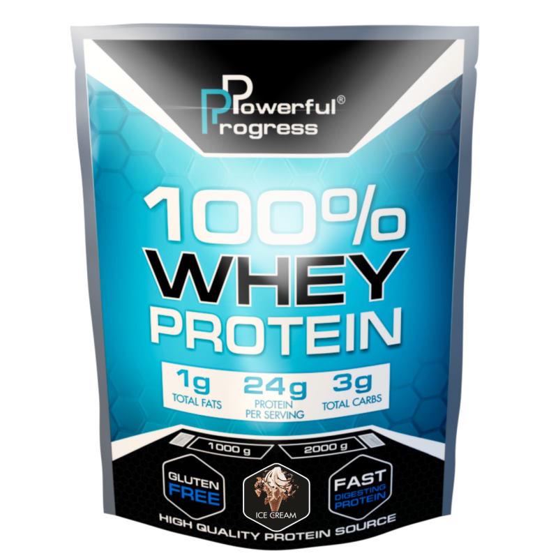 Протеин Powerful Progress 100% Whey 1 кг Мороженое (3210V6047)