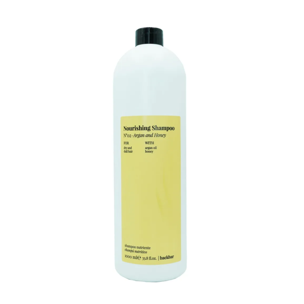 Шампунь для сухого та пошкодженого волосся Farmavita Nourising Shampoo N°02 Argan and Honey 1000 мл