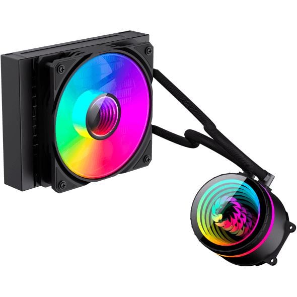 Процессорная система водяного охлаждения GameMax Iceburg 120 Infinity 180W, черная
