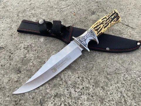 Нож охотничий G43B с оригинальной рукояткой (33527) - фото 2 Нож охотничий G43B с оригинальной рукояткой (33527) - фото 2