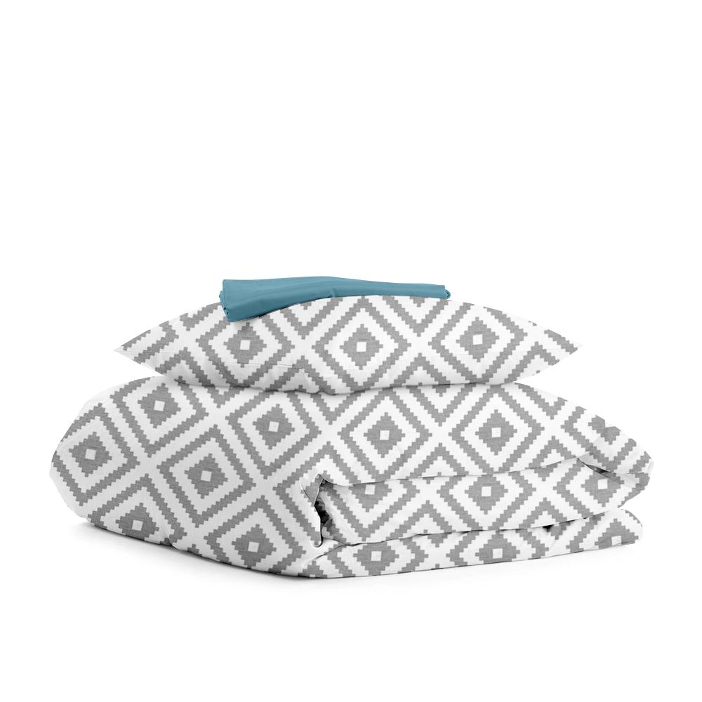 Подростковое постельное бельё ORNAMENT GREY SKY