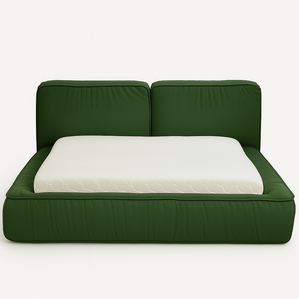 Ліжко Бруно 160х200 см Allure Dark Green - фото 1 Ліжко Бруно 160х200 см Allure Dark Green - фото 1