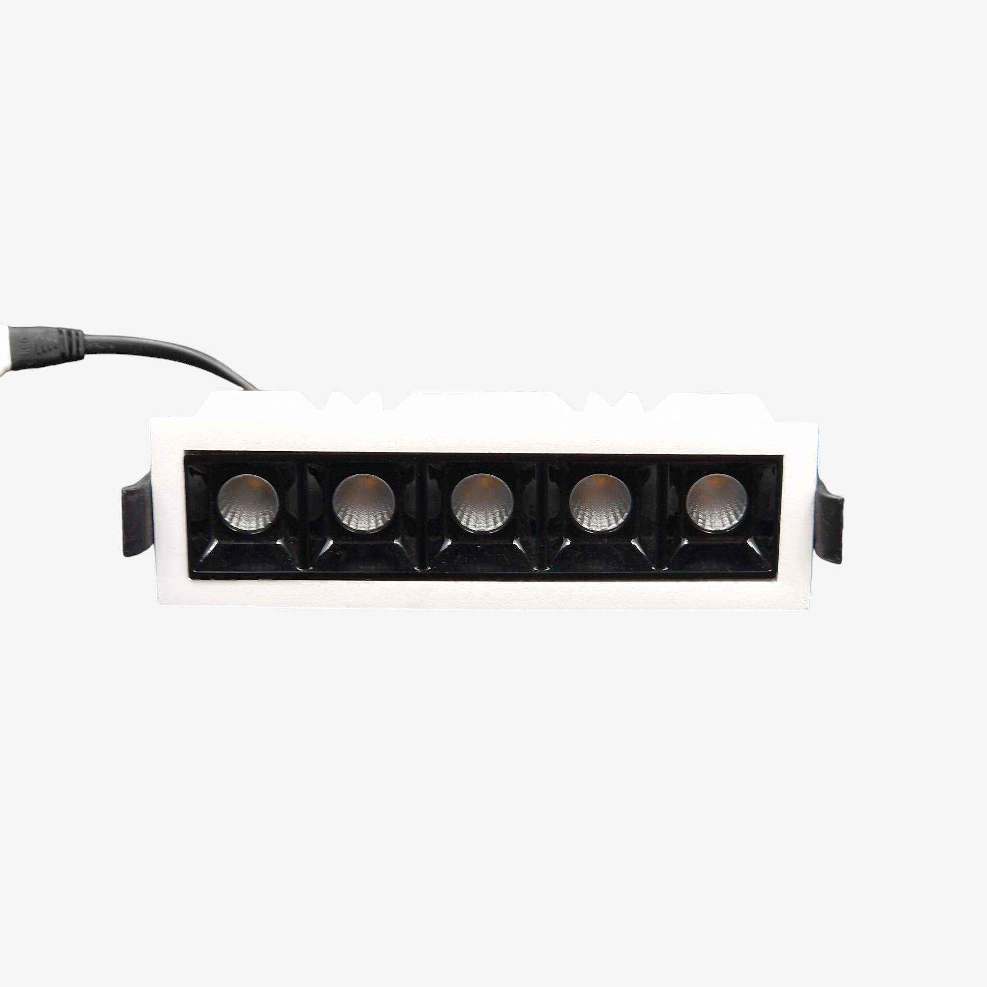 Светильник линейный врезной Light Club 12 Вт 3000 К Черно-белый (WL-5-12-3-BW)