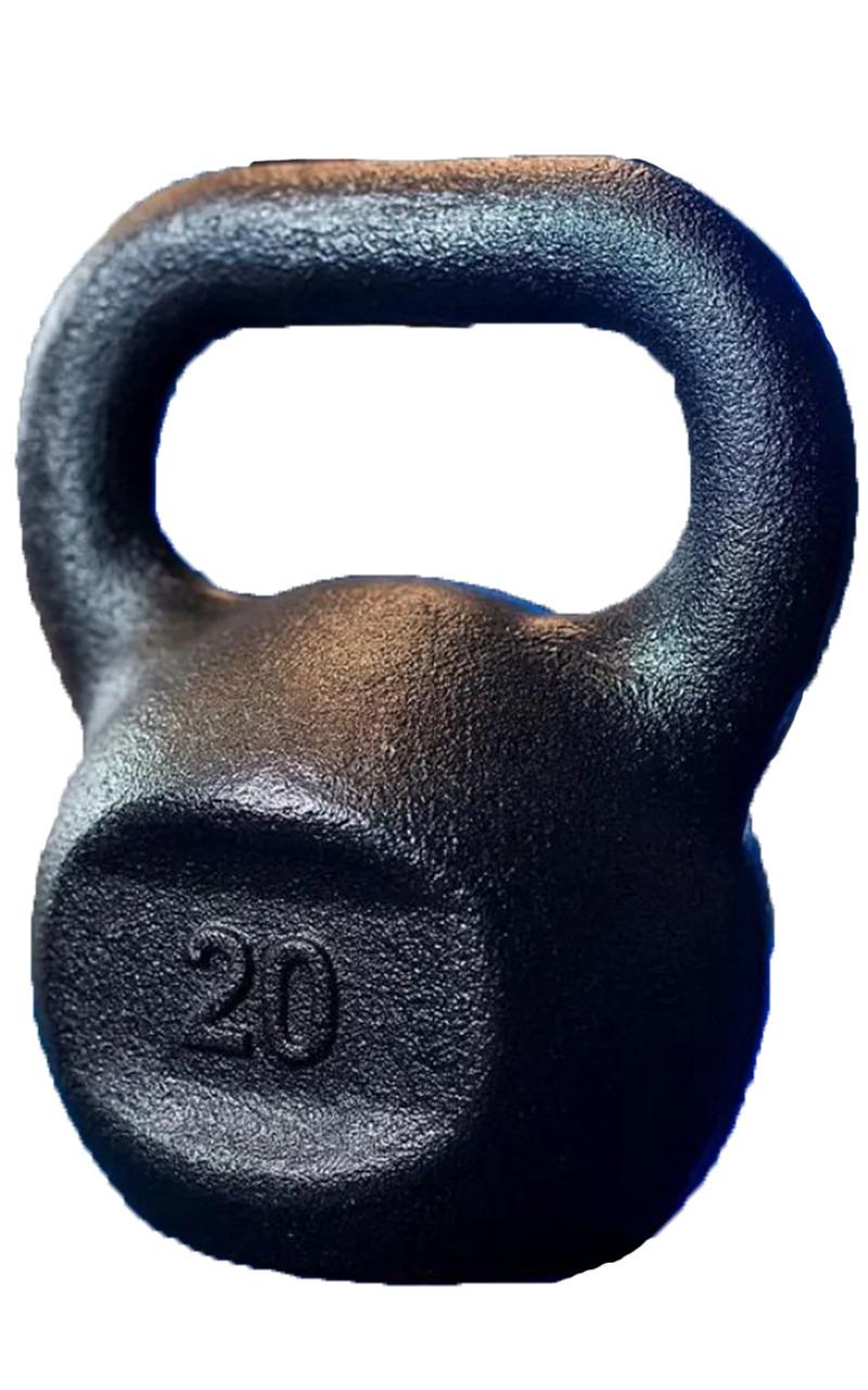 Гиря чавунна RN-Sport металева 20 кг Чорний (2522949940_rn_2)