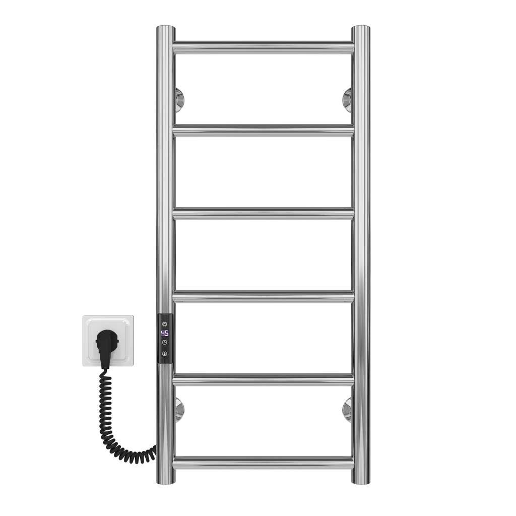 Полотенцесушитель электрический HeatPro Dike P6 полированный левостороннее подключение 700x200 мм (CH-DI7002006ECL)