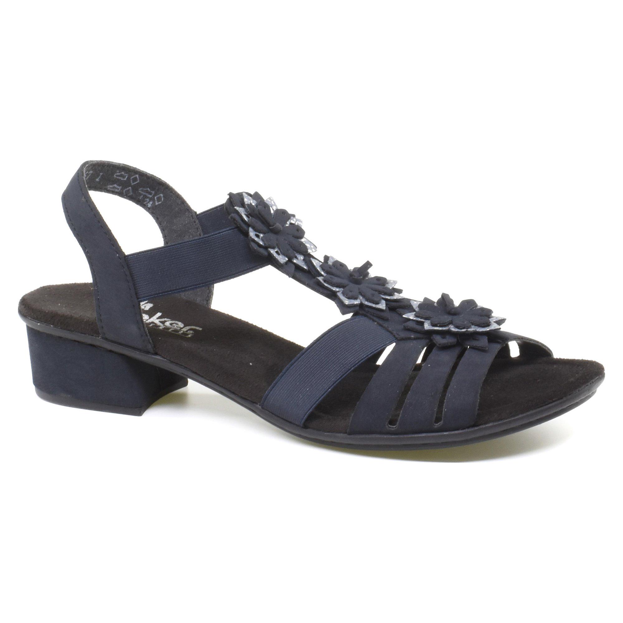Сандалии женские Rieker р. 38 Темно-синий (069112-38)