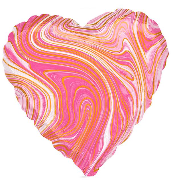 Воздушные шарики Heart Graine Ø 43 см Розового