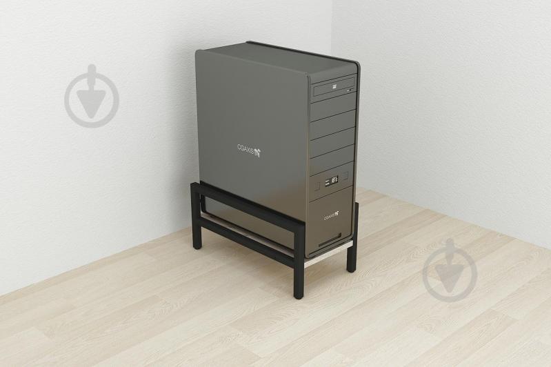 Підставка для системного блоку Ferrum-decor Нікі 21x24x45 Чорний ДСП Шервуд 16мм (NIK0002) - фото 3