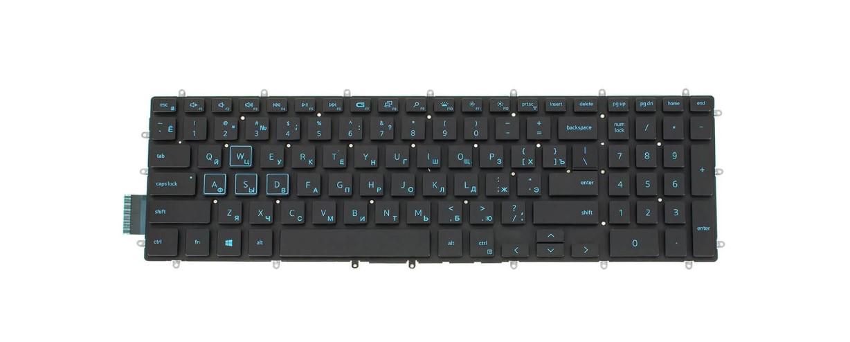 Клавиатура для ноутбука Dell Vostro 3580 с подсветкой клавиш (0KX8XW)