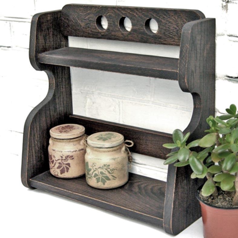 Полка для ванной из дерева Броме Мокко (ВНП/011510)