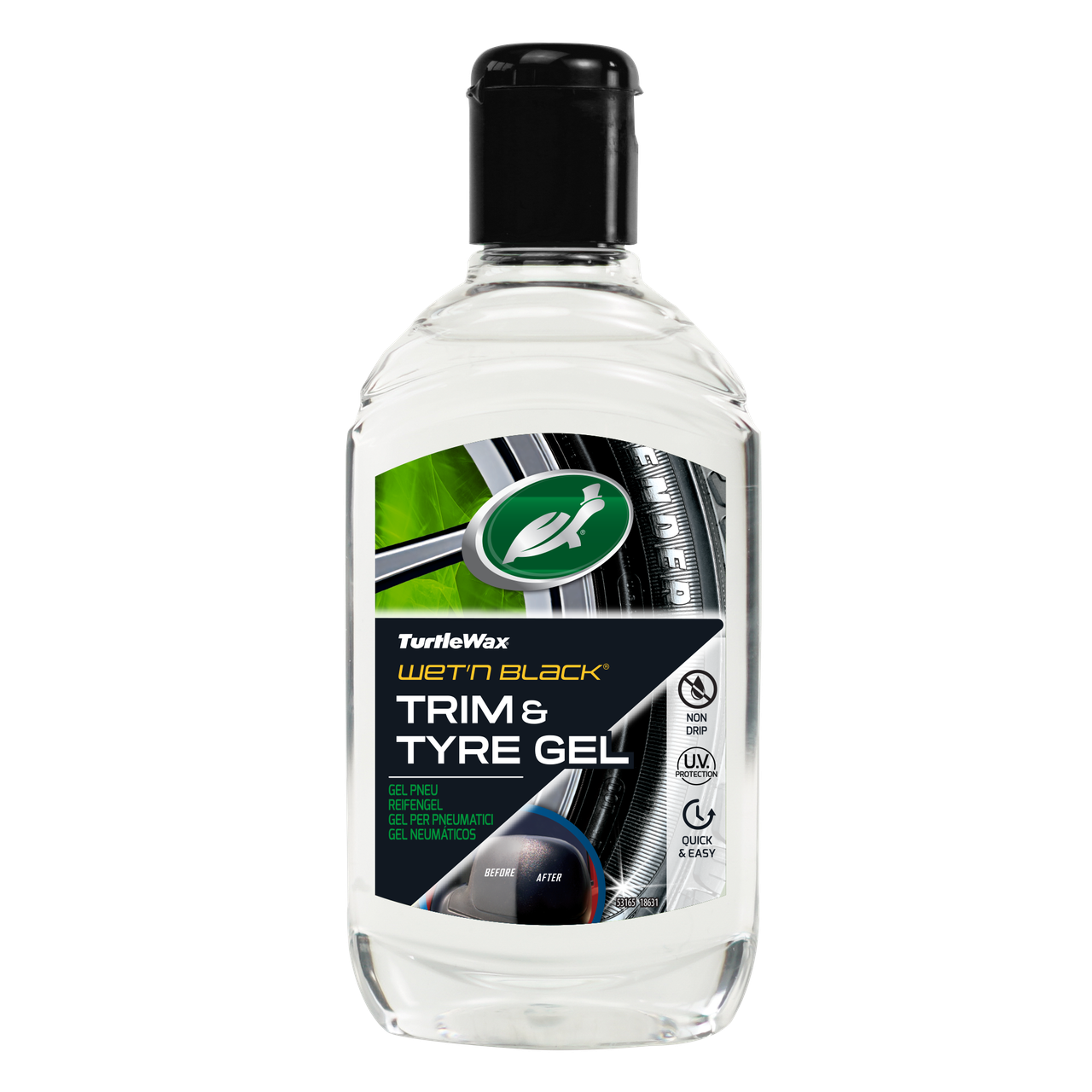 Полироль-гель чернение шин и пластика TURTLE WAX Wet-n-Black 300 мл