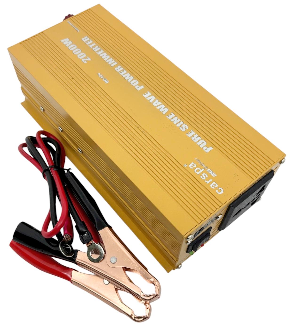 Инвертор чистая Carspa правильная синусоида для котла 2000 W 12 V (30446394)