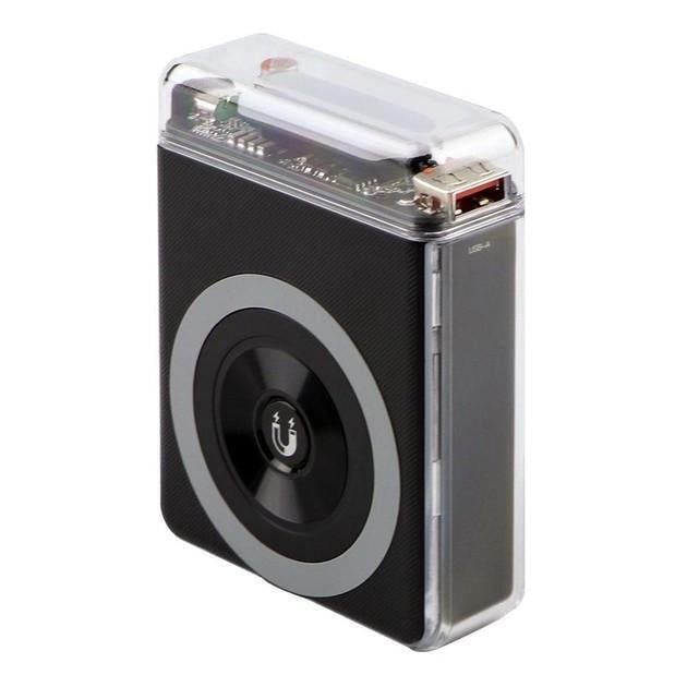 Повербанк магнитный Xo PR226 Mini Transparent Magnetic Absorption 10000 mAh 15W (2183905012)