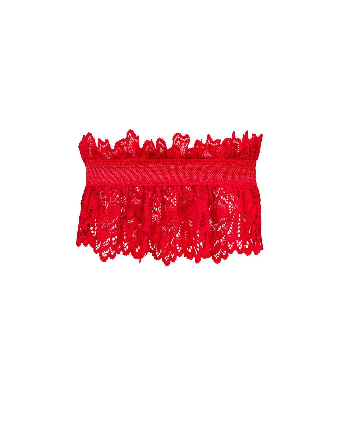 Підв’язка ажурна Obsessive Amor Cherris garter Red - фото 3