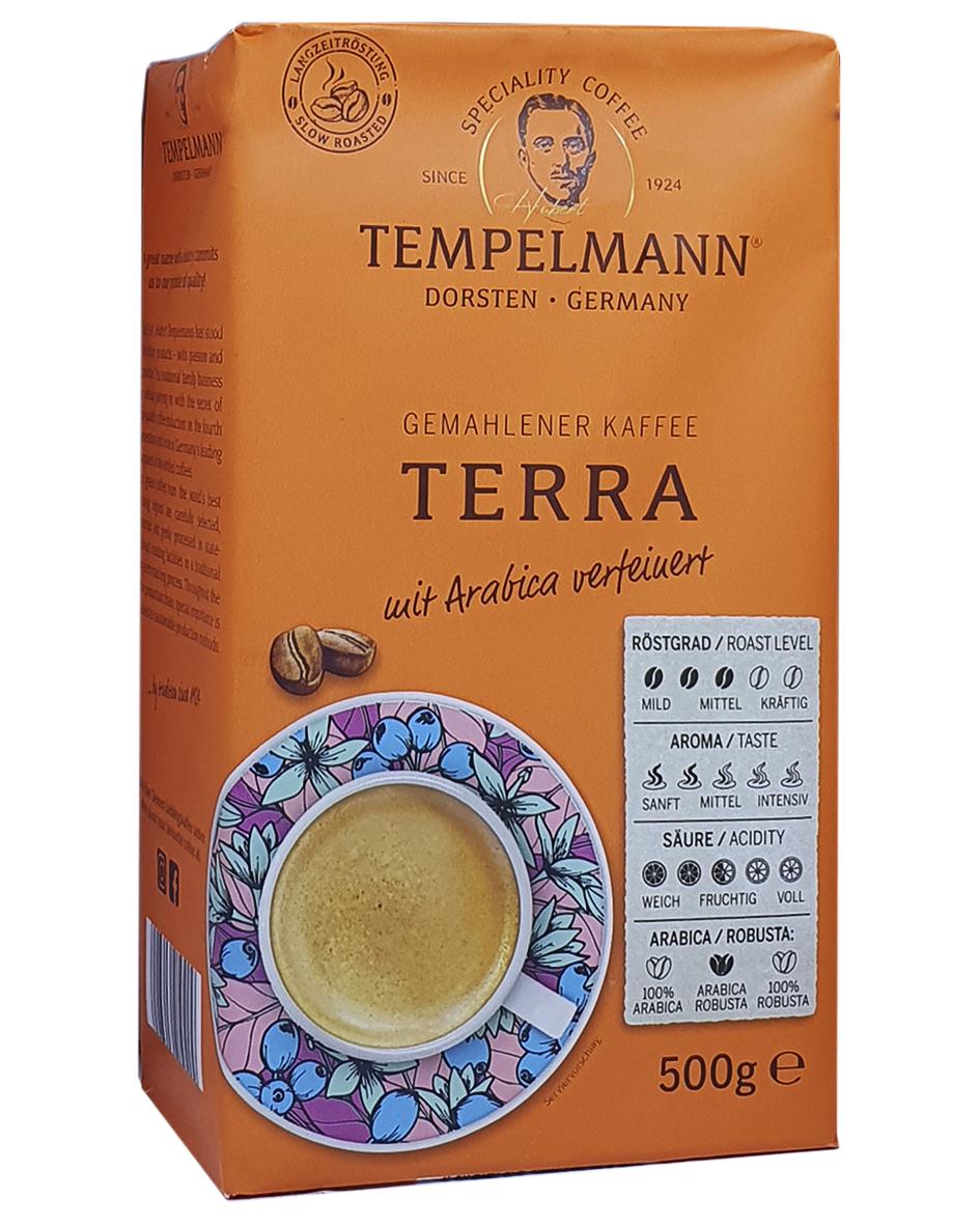 Кава Tempelmann Terra мелена 500 г (56528)