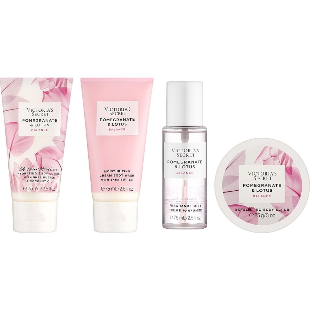 Набор для тела подарочный Victoria's secret Pomegranate & Lotus The balance starter kit (12741589)