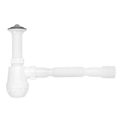 Сифон для кухонної мийки Kroner KRP TW01 1 1/2"х40/50 мм (CV032073)
