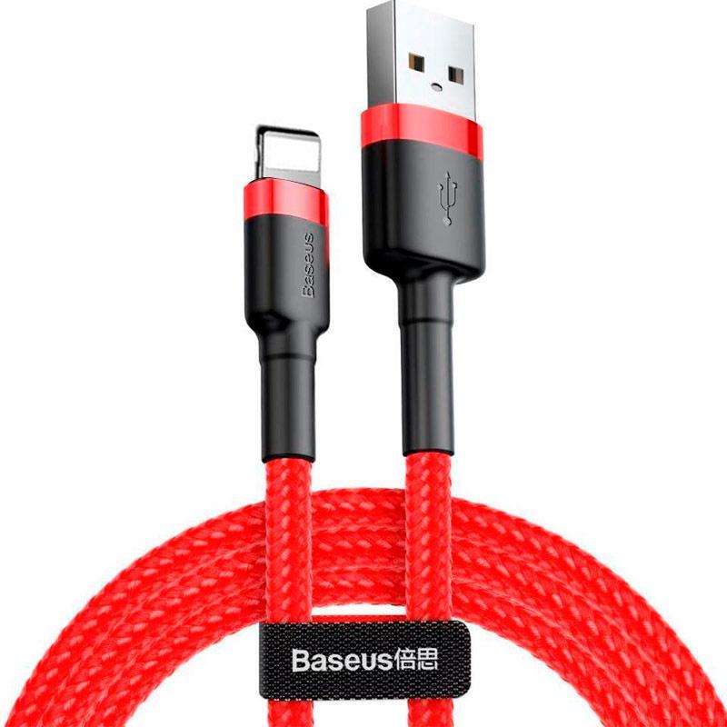 Кабель Baseus CALKLF-B09 Cafule Cable USB to Lightning 2,4A 1 м Red