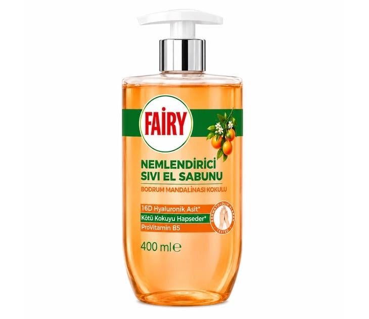 Жидкое мыло для рук Fairy Bodrum с ароматом мандарина 400 мл